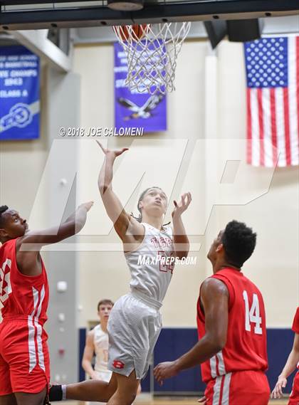 Thumbnail 2 in Antonian Prep vs Belton (SAISD Basketball Tournament) photogallery.