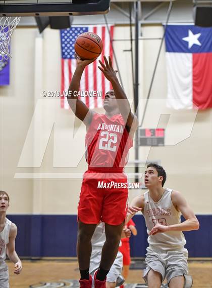 Thumbnail 3 in Antonian Prep vs Belton (SAISD Basketball Tournament) photogallery.