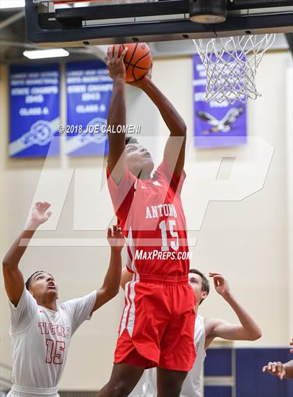 Thumbnail 3 in Antonian Prep vs Belton (SAISD Basketball Tournament) photogallery.
