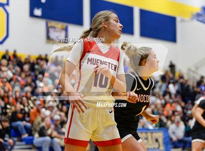 Thumbnail 3 in  Muenster vs Nocona (UIL Basketball 2A Regional Final) photogallery.