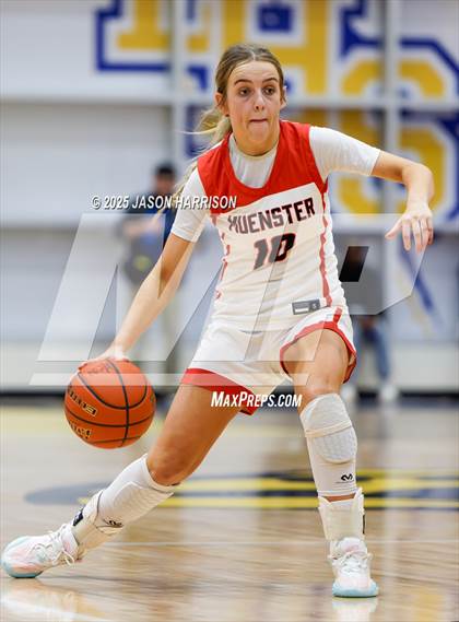 Thumbnail 3 in  Muenster vs Nocona (UIL Basketball 2A Regional Final) photogallery.