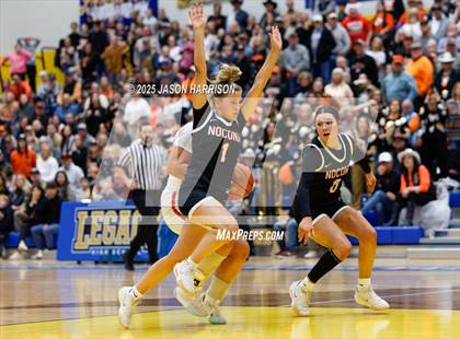 Thumbnail 2 in  Muenster vs Nocona (UIL Basketball 2A Regional Final) photogallery.