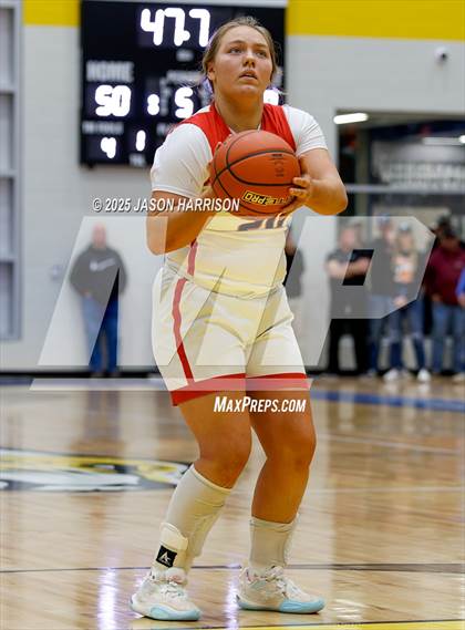 Thumbnail 3 in  Muenster vs Nocona (UIL Basketball 2A Regional Final) photogallery.