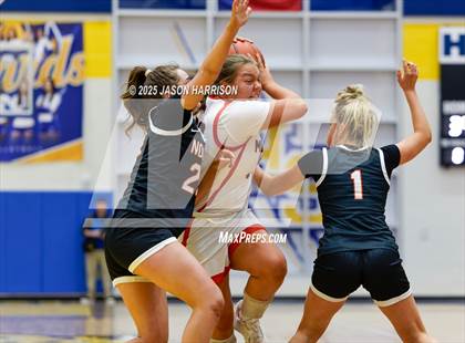 Thumbnail 1 in  Muenster vs Nocona (UIL Basketball 2A Regional Final) photogallery.