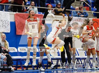 Thumbnail 3 in  Muenster vs Nocona (UIL Basketball 2A Regional Final) photogallery.