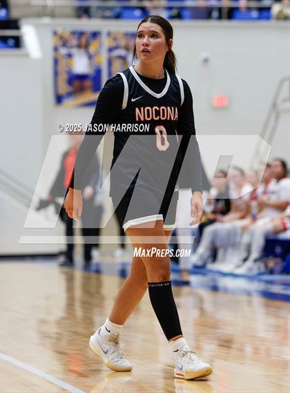 Thumbnail 2 in  Muenster vs Nocona (UIL Basketball 2A Regional Final) photogallery.