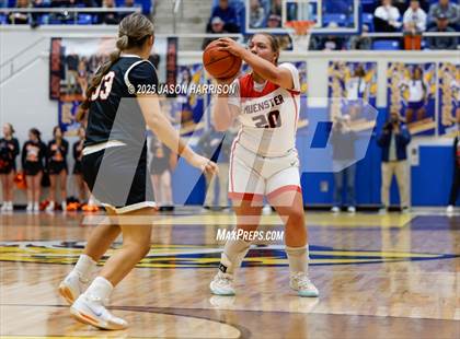 Thumbnail 3 in  Muenster vs Nocona (UIL Basketball 2A Regional Final) photogallery.