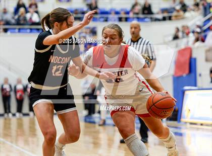 Thumbnail 3 in  Muenster vs Nocona (UIL Basketball 2A Regional Final) photogallery.