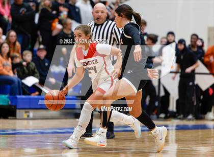 Thumbnail 1 in  Muenster vs Nocona (UIL Basketball 2A Regional Final) photogallery.