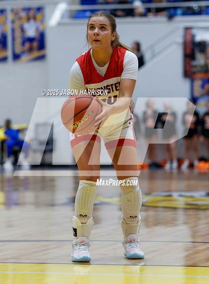 Thumbnail 2 in  Muenster vs Nocona (UIL Basketball 2A Regional Final) photogallery.