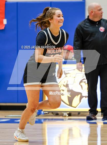 Thumbnail 1 in  Muenster vs Nocona (UIL Basketball 2A Regional Final) photogallery.