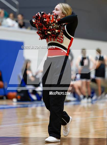 Thumbnail 2 in  Muenster vs Nocona (UIL Basketball 2A Regional Final) photogallery.