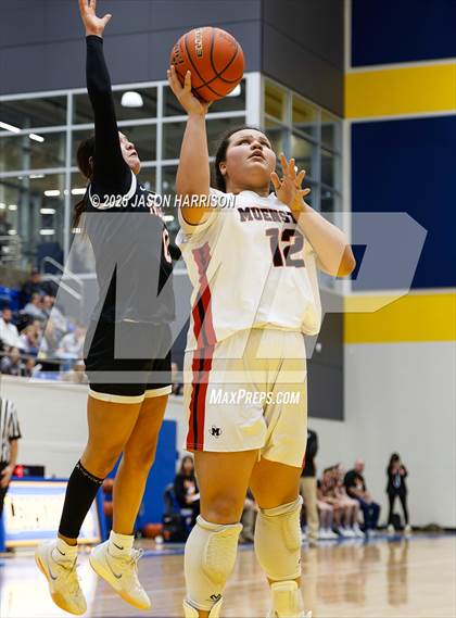 Thumbnail 2 in  Muenster vs Nocona (UIL Basketball 2A Regional Final) photogallery.
