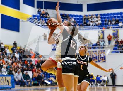 Thumbnail 2 in  Muenster vs Nocona (UIL Basketball 2A Regional Final) photogallery.