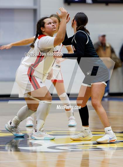 Thumbnail 2 in  Muenster vs Nocona (UIL Basketball 2A Regional Final) photogallery.