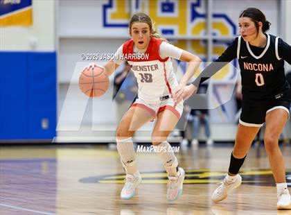 Thumbnail 2 in  Muenster vs Nocona (UIL Basketball 2A Regional Final) photogallery.