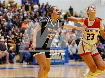 Thumbnail 1 in  Muenster vs Nocona (UIL Basketball 2A Regional Final) photogallery.