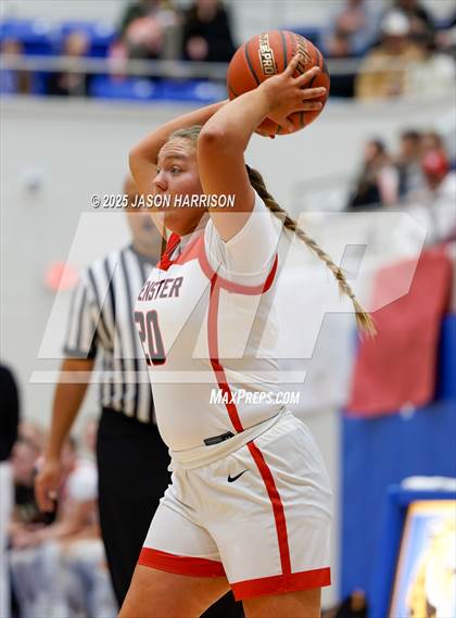 Thumbnail 2 in  Muenster vs Nocona (UIL Basketball 2A Regional Final) photogallery.