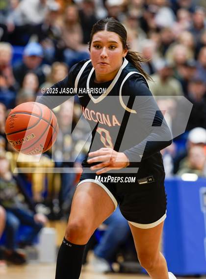 Thumbnail 1 in  Muenster vs Nocona (UIL Basketball 2A Regional Final) photogallery.