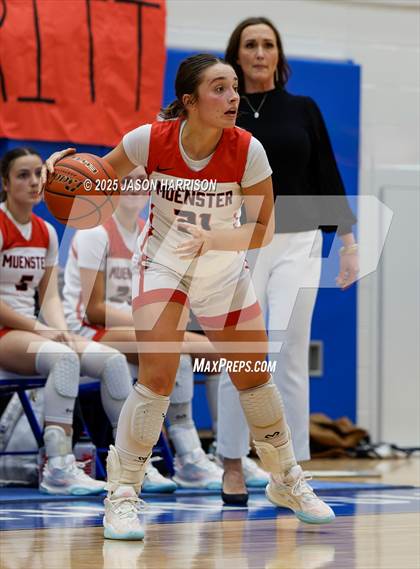 Thumbnail 3 in  Muenster vs Nocona (UIL Basketball 2A Regional Final) photogallery.
