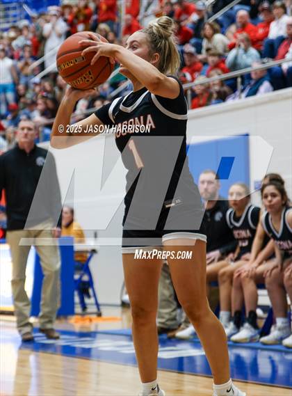 Thumbnail 3 in  Muenster vs Nocona (UIL Basketball 2A Regional Final) photogallery.