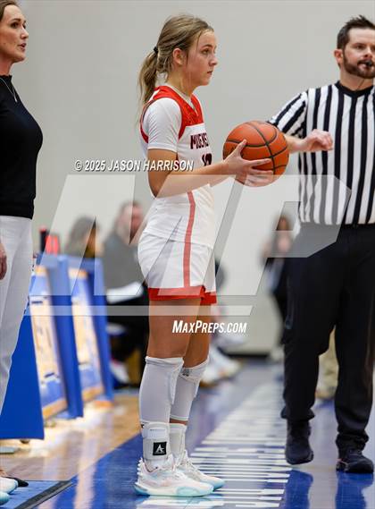 Thumbnail 3 in  Muenster vs Nocona (UIL Basketball 2A Regional Final) photogallery.