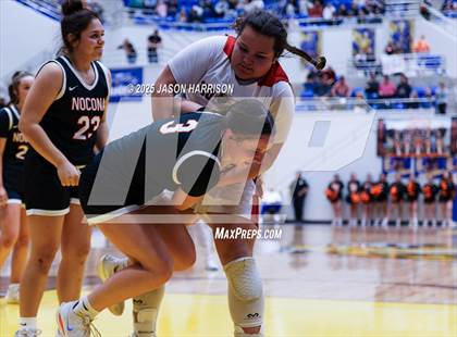 Thumbnail 3 in  Muenster vs Nocona (UIL Basketball 2A Regional Final) photogallery.