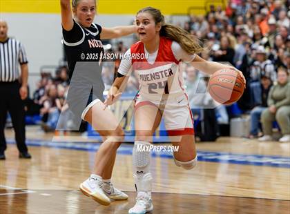 Thumbnail 2 in  Muenster vs Nocona (UIL Basketball 2A Regional Final) photogallery.