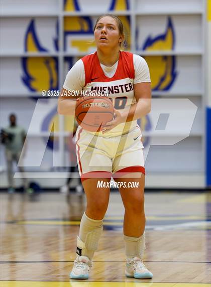 Thumbnail 3 in  Muenster vs Nocona (UIL Basketball 2A Regional Final) photogallery.