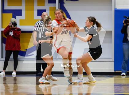 Thumbnail 1 in  Muenster vs Nocona (UIL Basketball 2A Regional Final) photogallery.