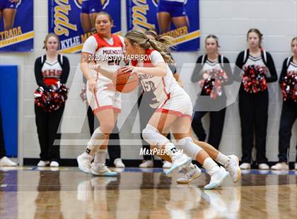 Thumbnail 2 in  Muenster vs Nocona (UIL Basketball 2A Regional Final) photogallery.