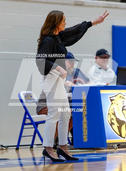 Thumbnail 3 in  Muenster vs Nocona (UIL Basketball 2A Regional Final) photogallery.