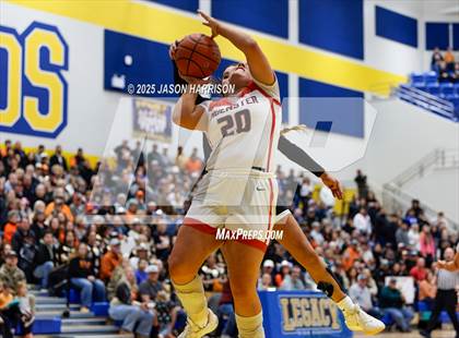 Thumbnail 3 in  Muenster vs Nocona (UIL Basketball 2A Regional Final) photogallery.