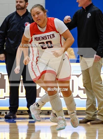 Thumbnail 3 in  Muenster vs Nocona (UIL Basketball 2A Regional Final) photogallery.