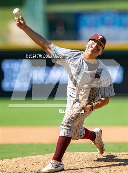 Thumbnail 2 in Flower Mound vs. Pearland (UIL 6A Baseball Semifinal) photogallery.