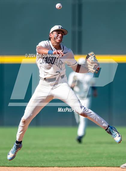 Thumbnail 3 in Flower Mound vs. Pearland (UIL 6A Baseball Semifinal) photogallery.
