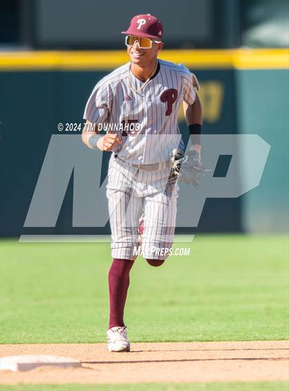 Thumbnail 3 in Flower Mound vs. Pearland (UIL 6A Baseball Semifinal) photogallery.