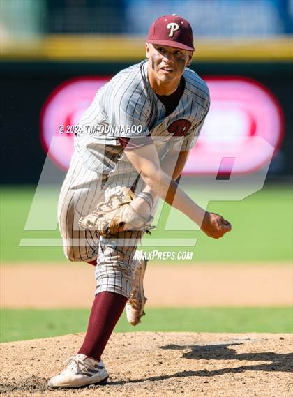 Thumbnail 3 in Flower Mound vs. Pearland (UIL 6A Baseball Semifinal) photogallery.