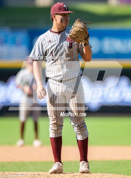 Thumbnail 3 in Flower Mound vs. Pearland (UIL 6A Baseball Semifinal) photogallery.