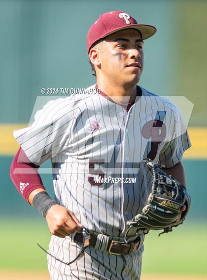 Thumbnail 3 in Flower Mound vs. Pearland (UIL 6A Baseball Semifinal) photogallery.