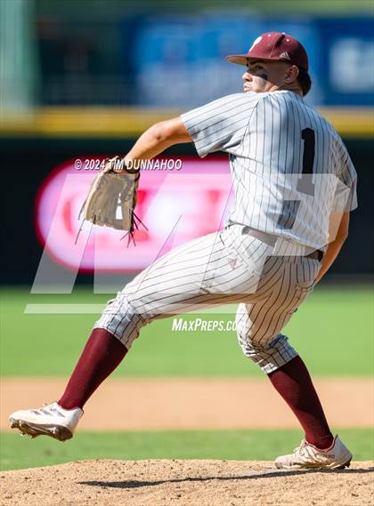 Thumbnail 3 in Flower Mound vs. Pearland (UIL 6A Baseball Semifinal) photogallery.