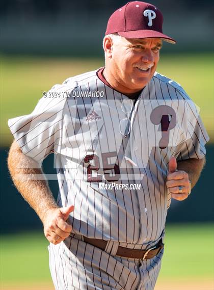 Thumbnail 2 in Flower Mound vs. Pearland (UIL 6A Baseball Semifinal) photogallery.