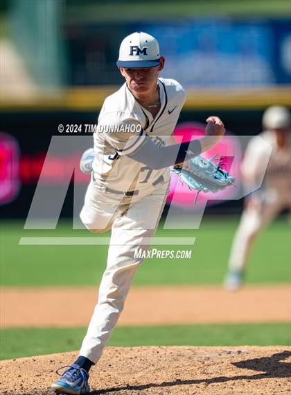 Thumbnail 3 in Flower Mound vs. Pearland (UIL 6A Baseball Semifinal) photogallery.