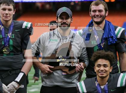 Thumbnail 2 in Clymer Central/Sherman/Panama vs. Moriah (NYSPHSAA Class D Final) photogallery.