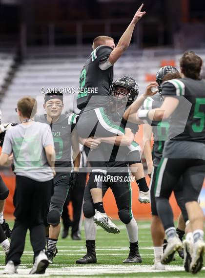 Thumbnail 1 in Clymer Central/Sherman/Panama vs. Moriah (NYSPHSAA Class D Final) photogallery.