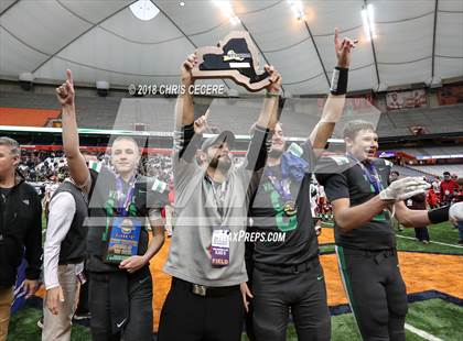 Thumbnail 1 in Clymer Central/Sherman/Panama vs. Moriah (NYSPHSAA Class D Final) photogallery.
