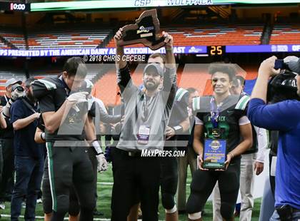 Thumbnail 1 in Clymer Central/Sherman/Panama vs. Moriah (NYSPHSAA Class D Final) photogallery.