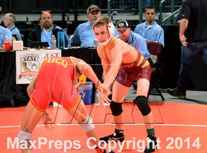 Thumbnail 1 in CIF State Wrestling Championships (Round 2)  photogallery.