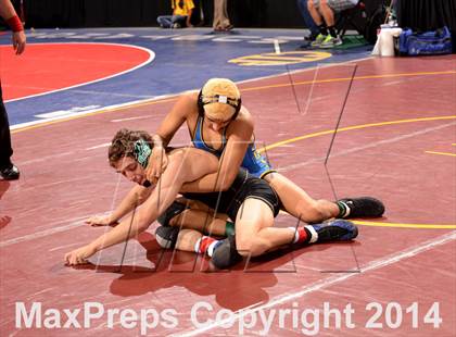 Thumbnail 2 in CIF State Wrestling Championships (Round 2)  photogallery.