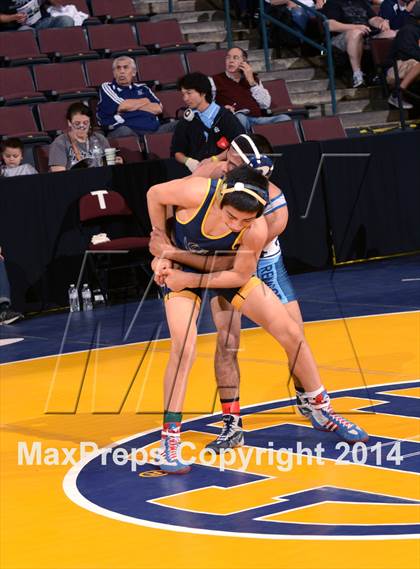 Thumbnail 1 in CIF State Wrestling Championships (Round 2)  photogallery.